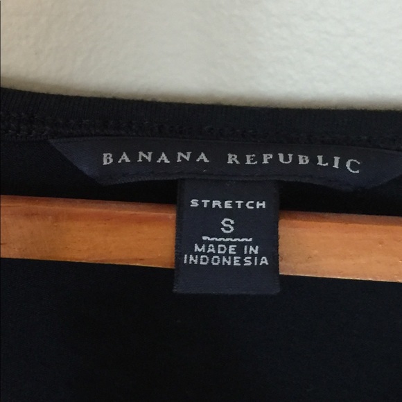Black Banana Republic Side Rouched Dress - Picture 3 of 3